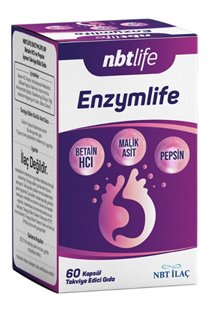 Nbt Life Enzymlife Takviye Edici Gıda 60 Kapsül