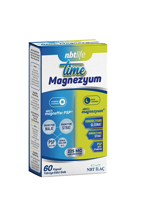 Nbt Life Time Magnezyum 60 Kapsül