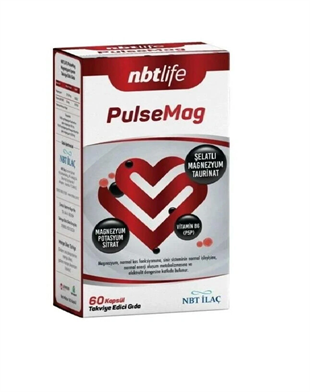 NbtLife PulseMag Magnezyum İçeren Takviye Edici Gıda 60 Kapsül