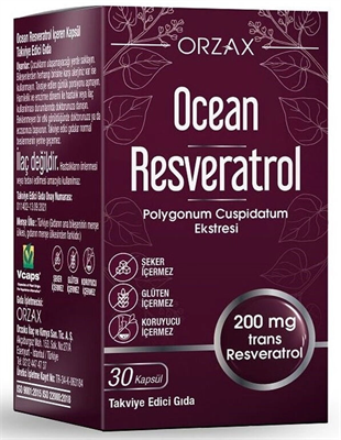 Orzax Ocean Resveratrol Takviye Edici Gıda 30 Kapsül
