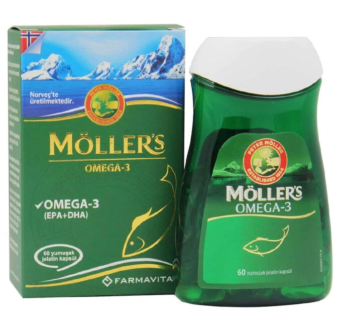 Möllers Omega-3 Takviye Edici Gıda 60 Yumuşak Kapsül