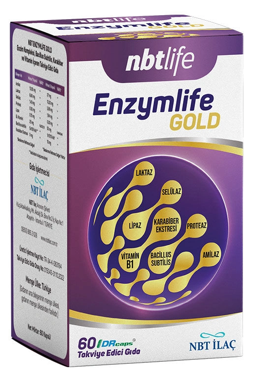 NBT Life Enzymlife Gold 60 Adet
