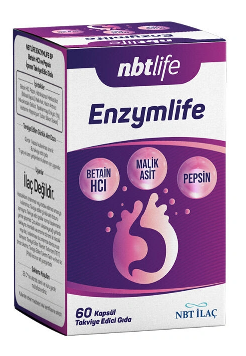 Nbt Life Enzymlife Takviye Edici Gıda 60 Kapsül
