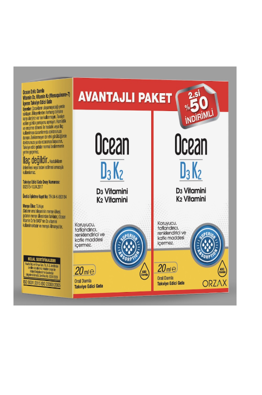 OCEAN D3 K2 DAMLA 20 ML %50 IND
