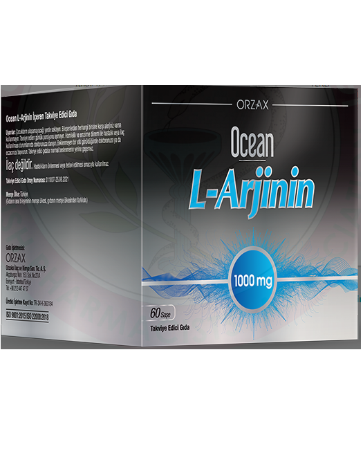 OCEAN L-ARJININ ICEREN SASE TAKVIYE EDICI GIDA 60 saşe