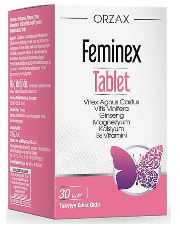 Orzax Feminex 30 Tablet
