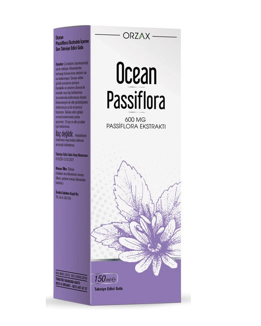 Orzax Ocean Passiflora Şurup 150 ml