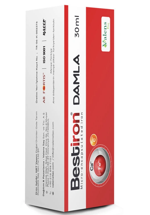 Valens Bestiron Takviye Edici Gıda Damla 30 ml