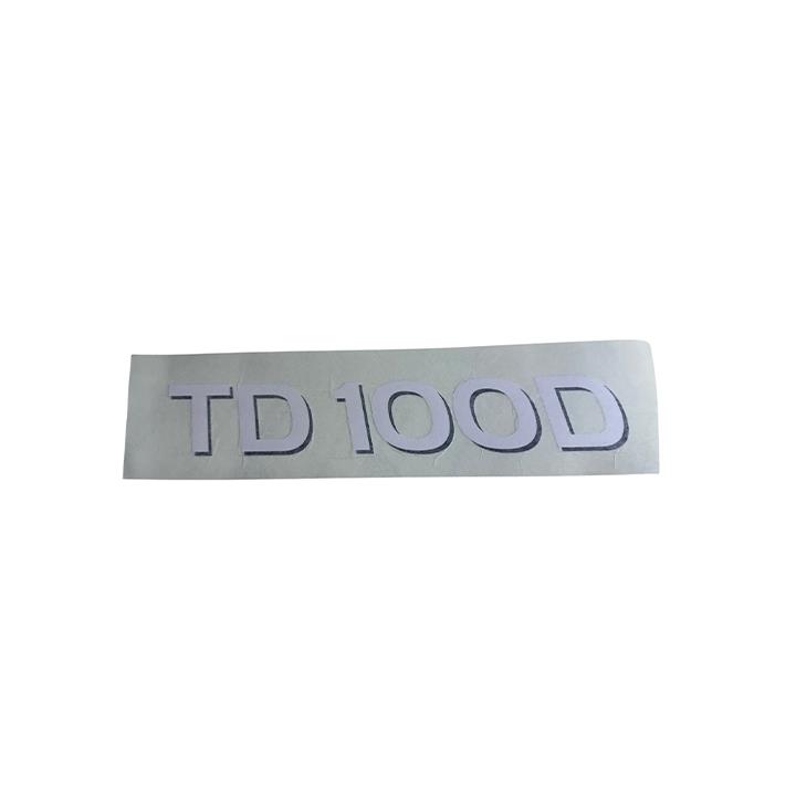 TD 100 D MODEL ETİKETİ