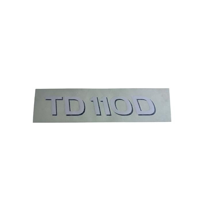 TD110- D MODEL ETİKETİ