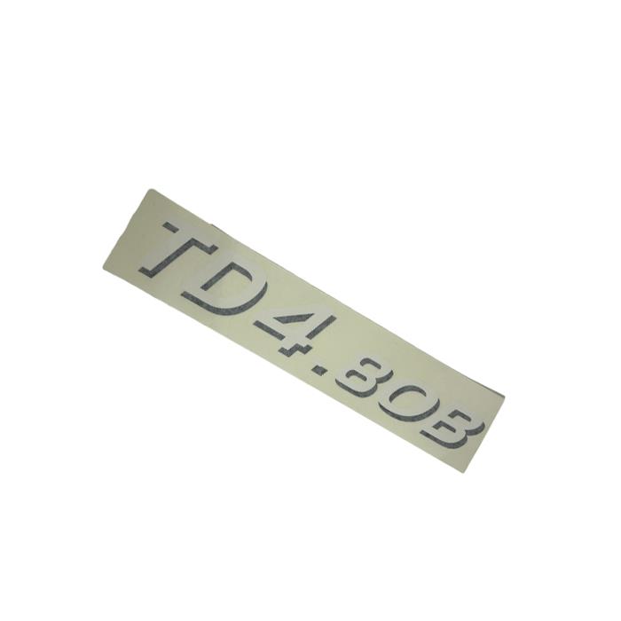 TD4.80B MODEL ETİKETİ
