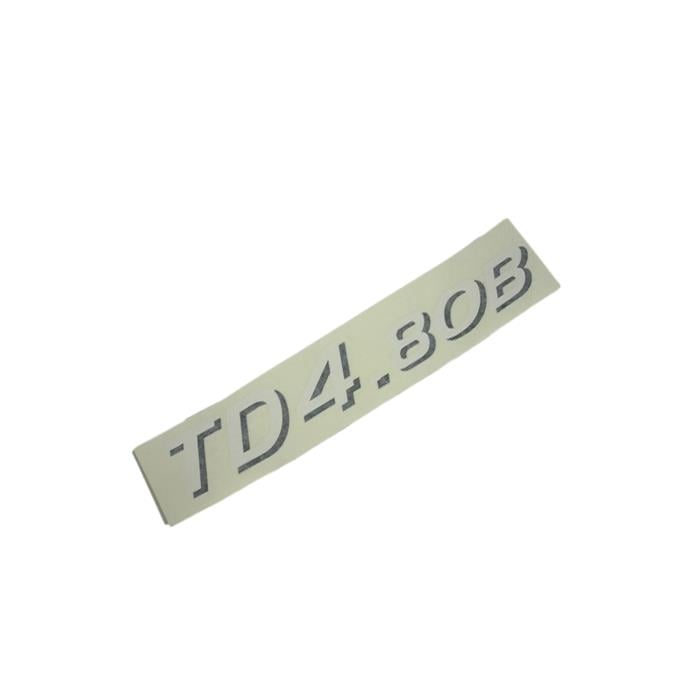 TD4.80B MODEL ETİKETİ