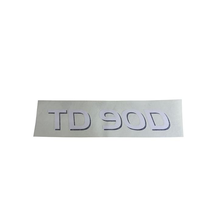 TD90D MODEL ETİKETİ