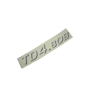 TD4.80B MODEL ETİKETİ