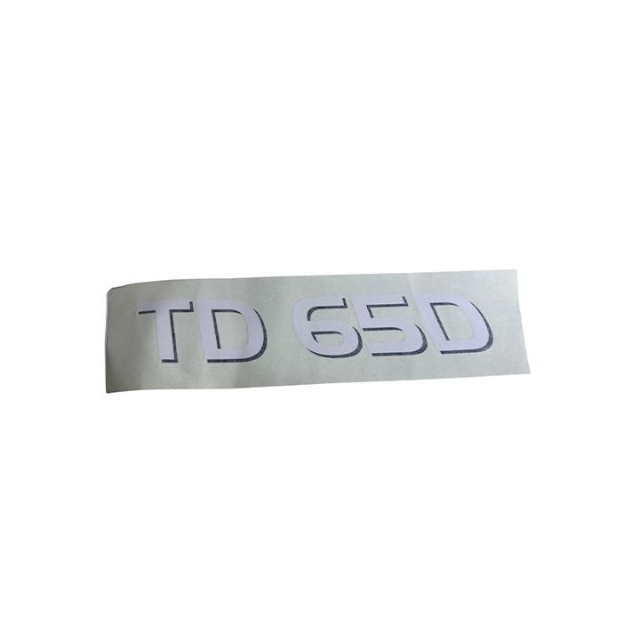 TD 65 D MODEL ETİKETİ