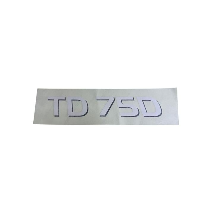 TD 75 D MODEL ETİKETİ