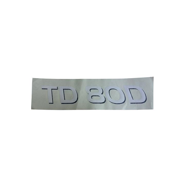 TD 80 D MODEL ETİKETİ