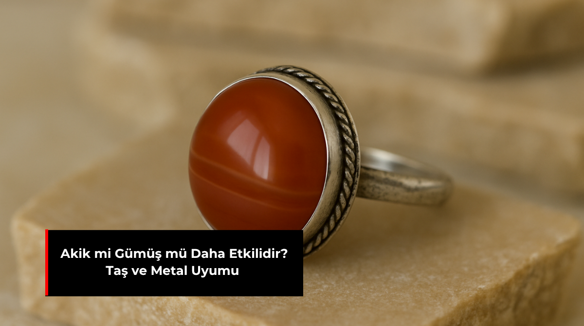 AKİK Mİ GÜMÜŞ MÜ DAHA ETKİLİDİR? TAŞ VE METAL UYUMU