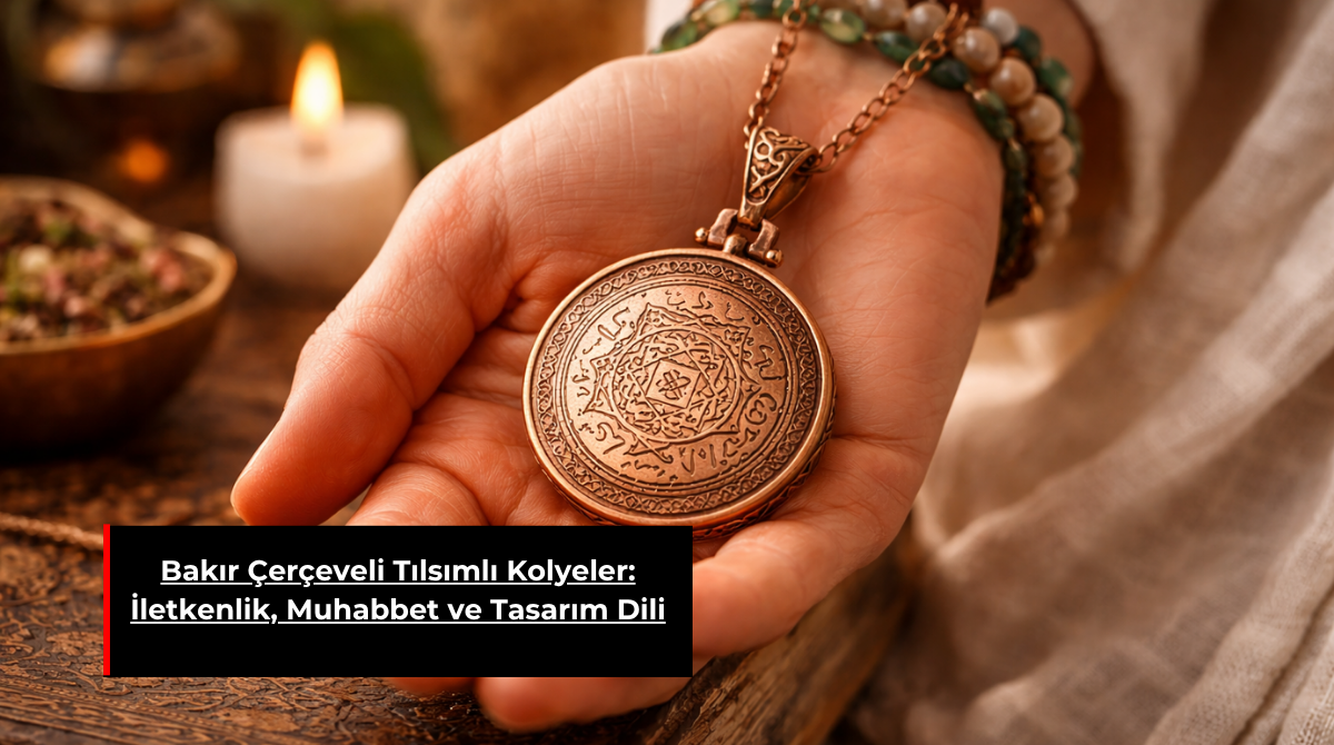 BAKIR ÇERÇEVELİ TILSIMLI KOLYELER: İLETKENLİK, MUHABBET VE TASARIM DİLİ