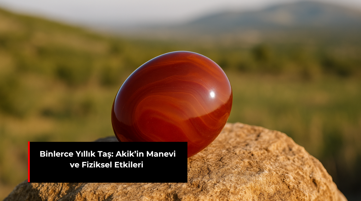 BİNLERCE YILLIK TAŞ: AKİK’İN MANEVİ VE FİZİKSEL ETKİLERİ