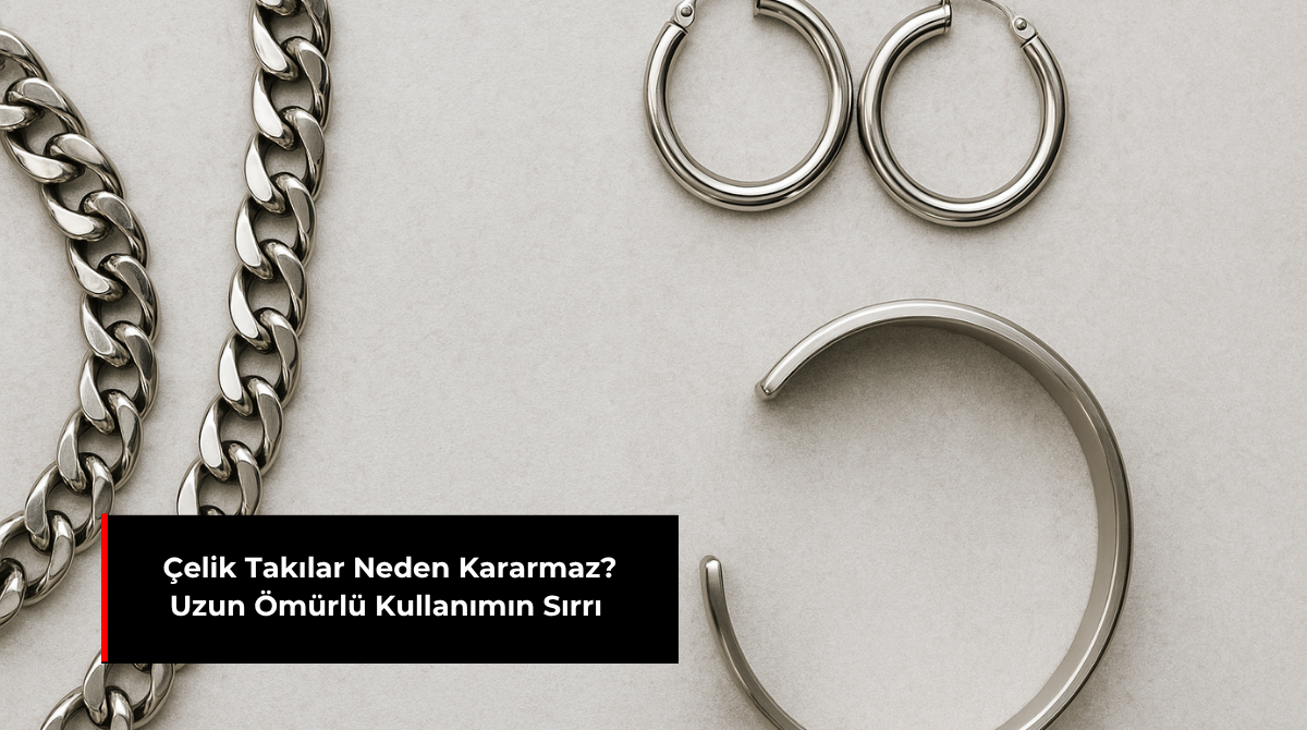 ÇELİK TAKILAR NEDEN KARARMAZ? UZUN ÖMÜRLÜ KULLANIMIN SIRRI