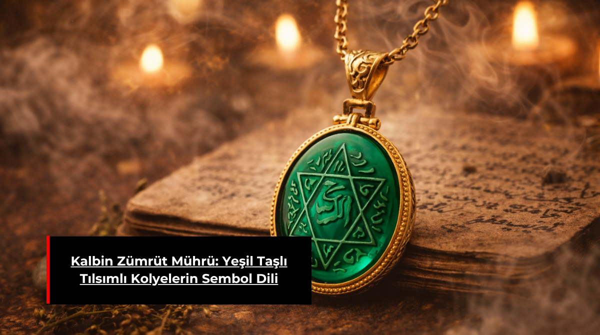 KALBİN ZÜMRÜT MÜHRÜ: YEŞİL TAŞLI TILSIMLI KOLYELERİN SEMBOL DİLİ