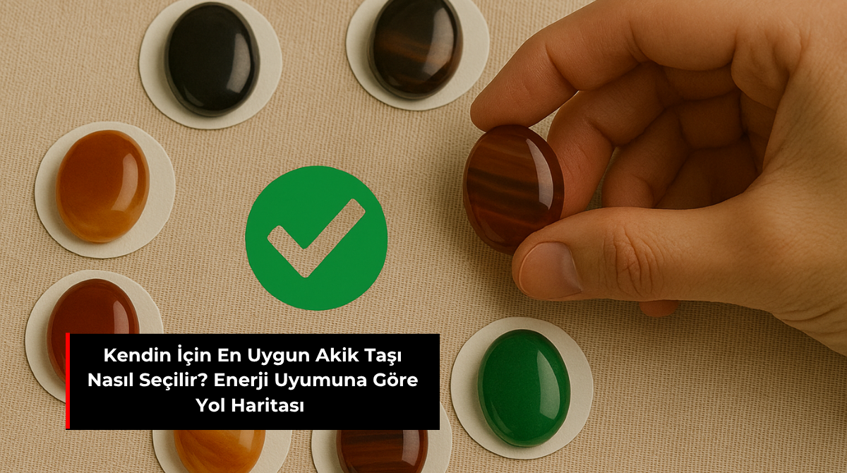 KENDİN İÇİN EN UYGUN AKİK TAŞI NASIL SEÇİLİR? ENERJİ UYUMUNA GÖRE YOL HARİTASI