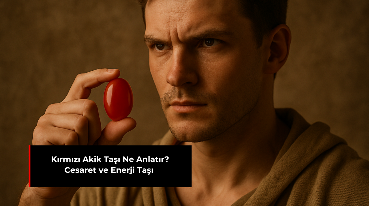 KIRMIZI AKİK TAŞI NE ANLATIR? CESARET VE ENERJİ TAŞI
