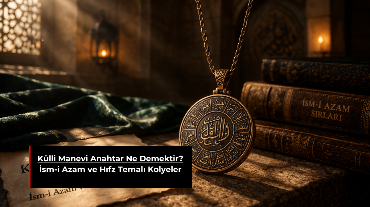 KÜLLİ MANEVİ ANAHTAR NE DEMEKTİR? İSM-İ AZAM VE HIFZ TEMALI KOLYELER