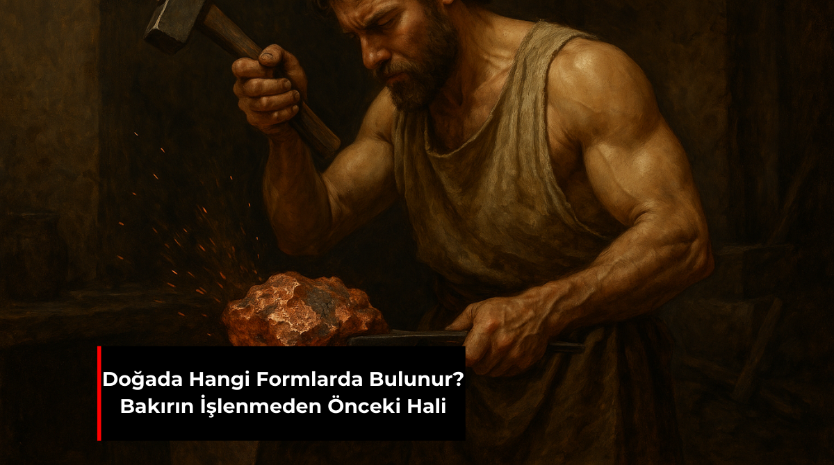 DOĞADA HANGİ FORMLARDA BULUNUR? BAKIRIN İŞLENMEDEN ÖNCEKİ HALİ