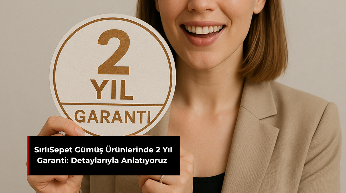 SIRLISEPET GÜMÜŞ ÜRÜNLERİNDE 2 YIL GARANTİ: DETAYLARIYLA ANLATIYORUZ