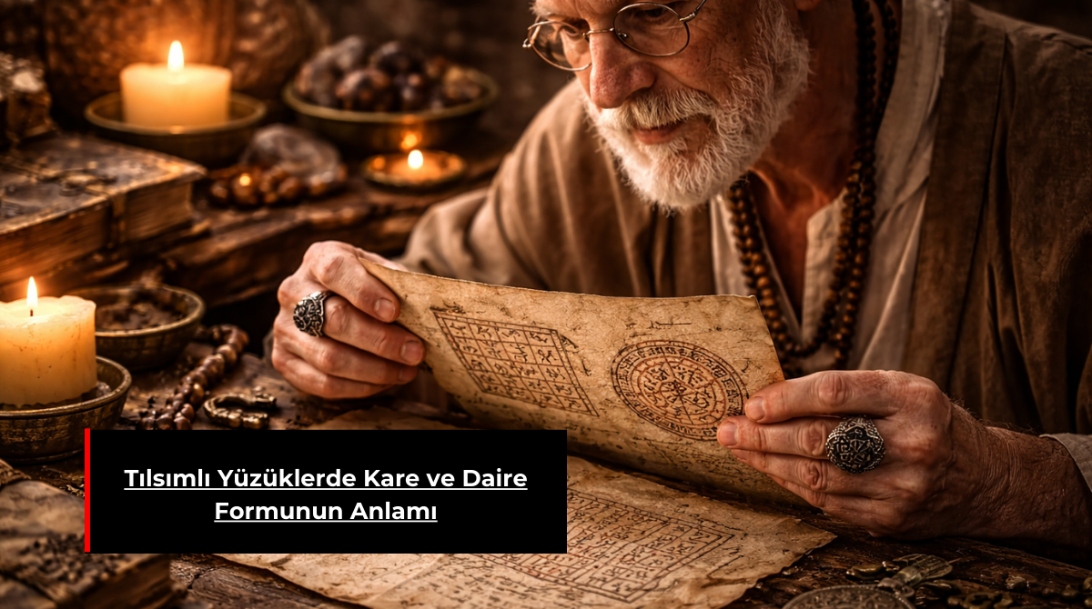 TILSIMLI YÜZÜKLERDE KARE VE DAİRE FORMUNUN ANLAMI