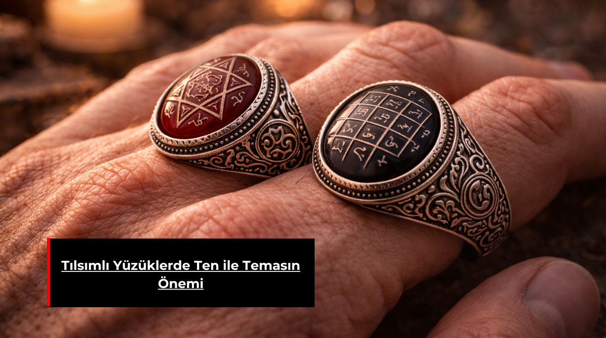 TILSIMLI YÜZÜKLERDE TEN İLE TEMASIN ÖNEMİ