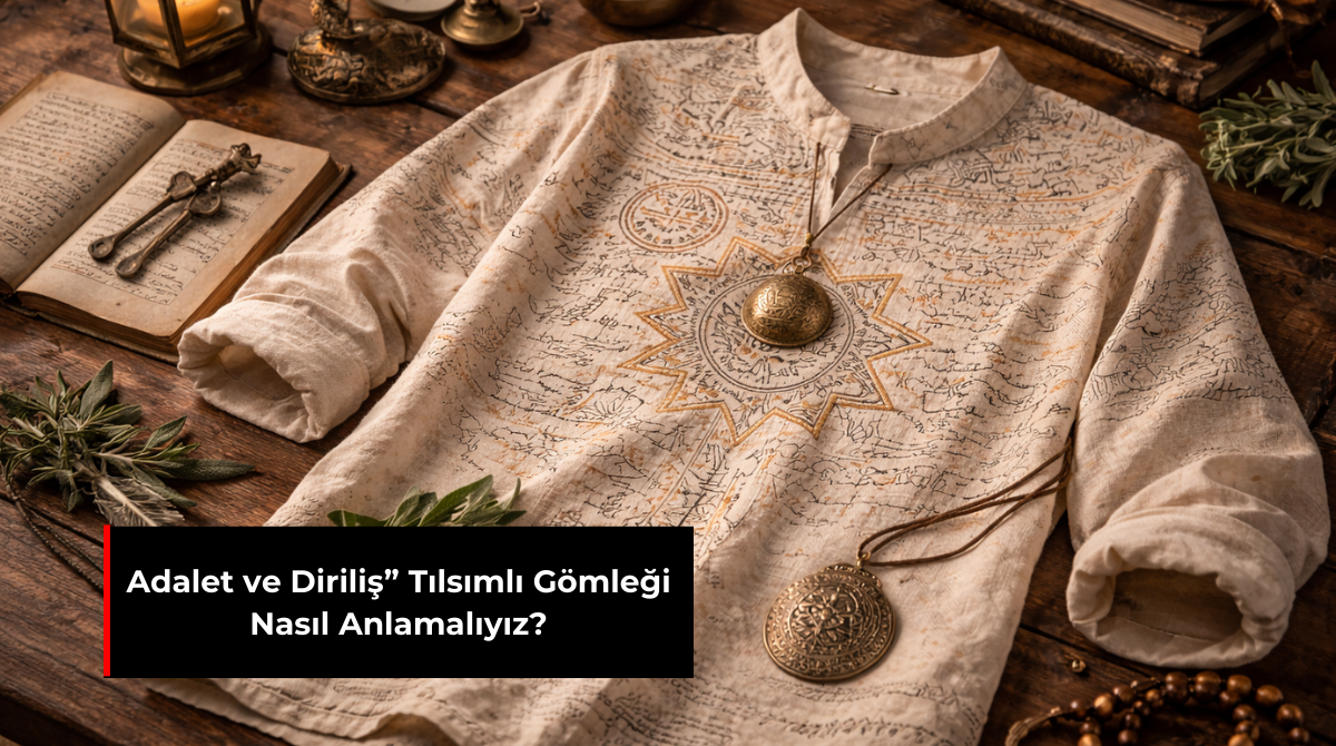 “ADALET VE DİRİLİŞ” TILSIMLI GÖMLEĞİ NASIL ANLAMALIYIZ?