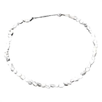  Amorf Kesim Havlit Taşı Dizi Kolye