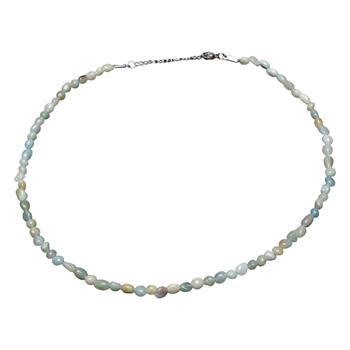 Amorf Kesim Amazonit Taşı Dizi Kolye