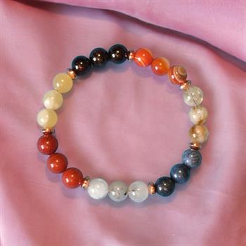 ASLAN Burcuna Özel Doğal Taş Bileklik