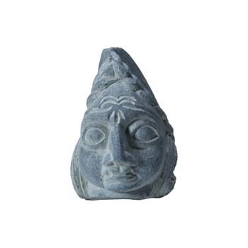 Babil Serisi 3 Serpantin Taşı Kafa Büstü (El İşçiliği)