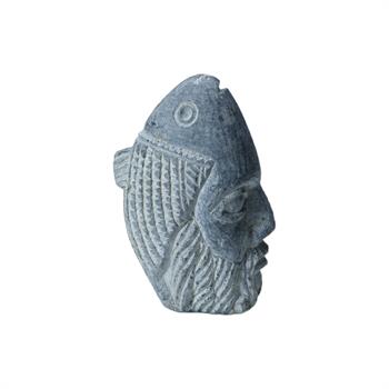 Babil Serisi 4 Serpantin Taşı Kafa Büstü (El İşçiliği)