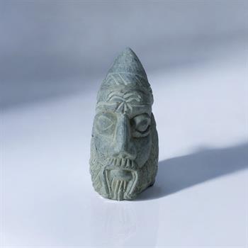 Babil Serisi 7 Serpantin Taşı Kafa Büstü (El İşçiliği)