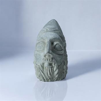 Babil Serisi 8 Serpantin Taşı Kafa Büstü (El İşçiliği)