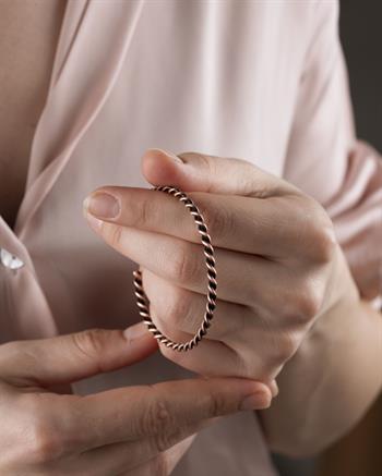 Burgu Model Ajda Bakır Bilezik