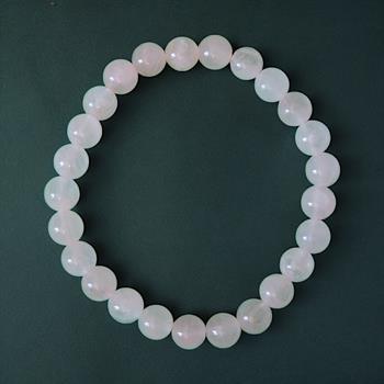 Çocuk Pembe Kuvars Taşı Bileklik