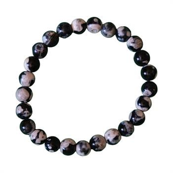 Çocuk Siyah Beyaz Akik Taşı Bileklik