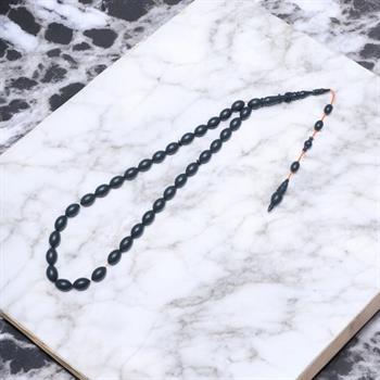 Corian Mermer Halkalı İmame Damla kesim Tesbih (12x8 mm)