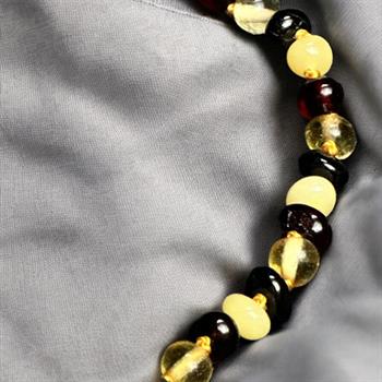 Damla Kehribar Bebek Kolyesi (Balaban)