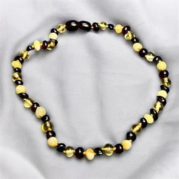 Damla Kehribar Bebek Kolyesi (Balaban)