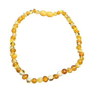 Damla Kehribar Bebek Kolyesi (Balkız)