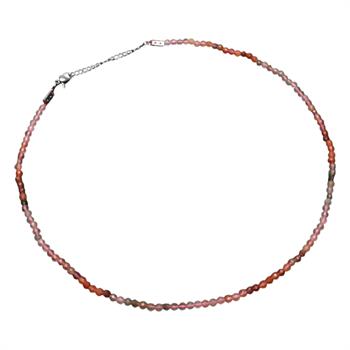 Faset Kesim Multi Kuvars Taşı Dizi Kolye