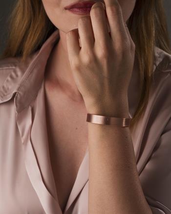 File Desenli Yazısız Prime Bakır Bilezik